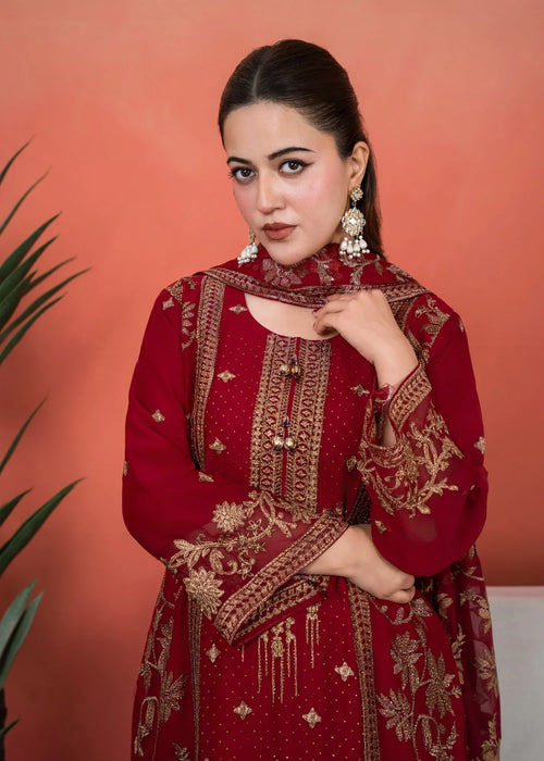 Arzoo Chiffon Marron